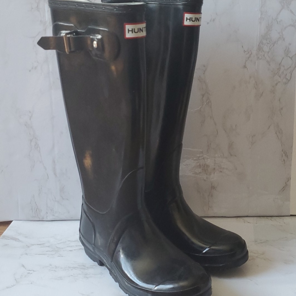 Hunter Tall Original Black Boots